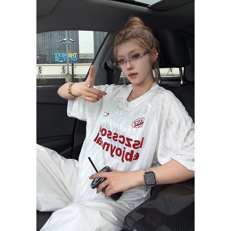 광저우 원단 반팔 티셔츠 여성