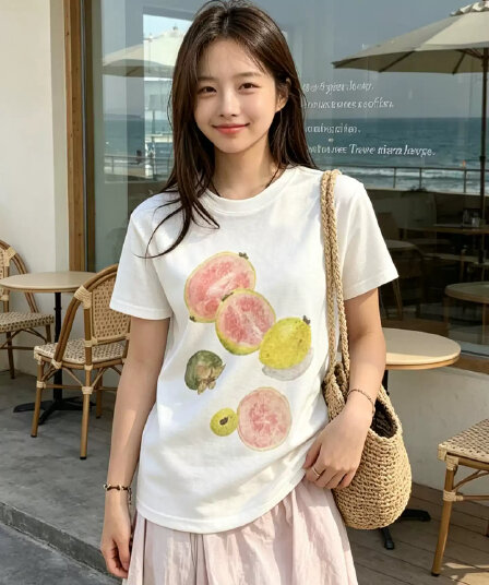 순면 40 220 그램 92 면 8 암모니아 Lun 긍정적 인 어깨 반팔 t