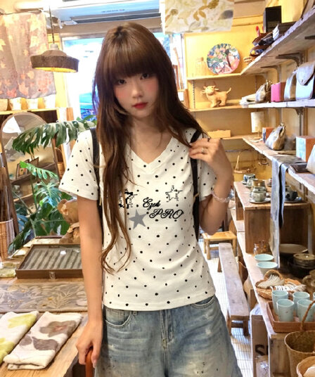 220 그램 40 빗질하다 92 면 8 암모니아 Lun 이후 패키지 칼라 몸매 가꾸기 슬림해 보이는 V넥 반팔 티셔츠