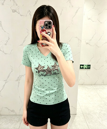 220 그램 40 빗질하다 92 면 8 암모니아 Lun 이후 패키지 칼라 몸매 가꾸기 슬림해 보이는 V넥 반팔 티셔츠