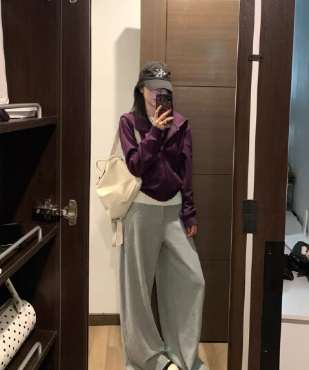순수한 Mianhua 면 복합 후드티 여성
