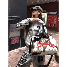 批发美式复古水洗喷脏做旧卫衣男女春秋季街头立领<b class='q'>夹克</b>外套视觉系上衣