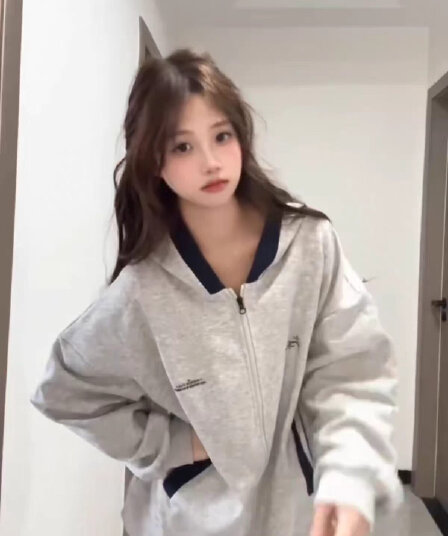 얇은 스타일 털이 있는 순수한 Mianhua 면 원본 공예 인사이드 펌프 후드 티 스웨터 지퍼 재킷