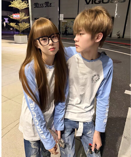 원본 솜씨 순면 220 그램 긴팔 티셔츠 여성