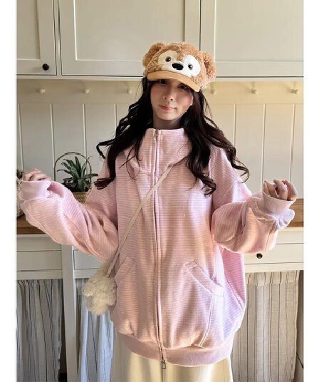 얇은 스타일 소매 있음 주머니 백금 지퍼 이후 패키지 칼라 순수한 Mianhua 면 복잡한
