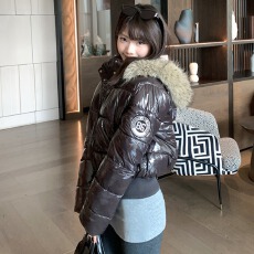批发2026韩版私服美式复古亮面防水防污<b class='q'>修身</b>小个子羽绒棉服加厚外套