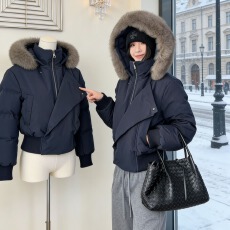批发高级感2026冬季新款毛领羽绒棉服女小个子短款连帽<b class='q'>显瘦</b>棉袄厚外套
