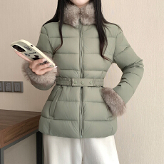 批发收腰羽绒棉服女2026年新款排骨棉衣修身立领棉袄冬季高级感外套