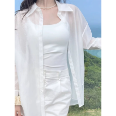 批发天丝<b class='q'>防晒</b>衬衫<b class='q'>外套</b>女夏季新款宽松休闲百搭开衫巨好看的薄款<b class='q'>防晒</b>衣