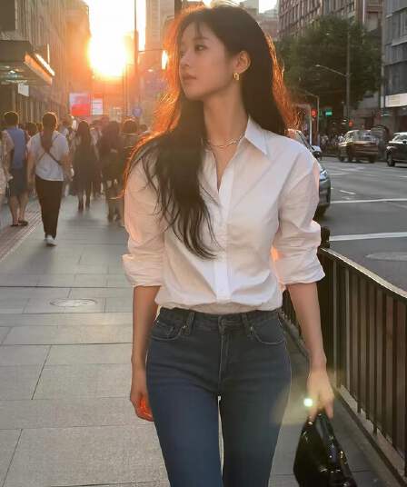 화이트 여성 셔츠 디자인 센스 작은 대중 2026 봄 새로운 품격 맨위 작은 키 빛 럭셔리 고급 센스 셔츠