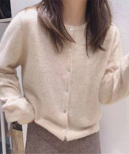 패키지 코어 실 빅 보드 니트 오픈 가디건 여성 가을 겨울 새로운 인사이드 가져 가라. 기본 셔츠 부드러운 찹쌀 스웨터 외부 잡아라. 외투