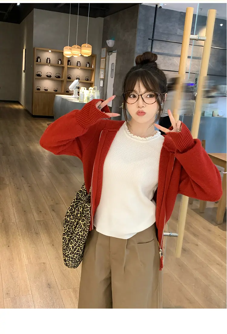 프릴 라운드넥 니트 상세 이미지 27