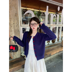 开衫女韩系秋季穿搭2025新款针织外套毛衣独特漂亮早秋上衣