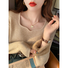 批发加绒打底衫女秋冬季外穿高级感加厚毛衣内搭2025新款低领保暖<b class='q'>上衣</b>