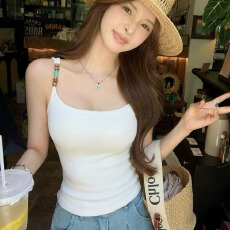 批发<b class='q'>文胸</b>一体法式带胸垫<b class='q'>吊带</b><b class='q'>背心</b>女外穿夏季打底内搭绝美美背无袖上衣