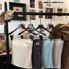 批发kumikumi美式辣妹风性感气质碎花抹胸背心女春季修身显瘦<b class='q'>百搭</b>上衣