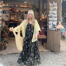 批发大码气质复古<b class='q'>雪纺</b>木耳边碎花吊带<b class='q'>连衣裙</b>夏宽松遮肉大裙摆飘逸长裙