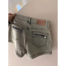 批发复古辣妹<b class='q'>高腰</b><b class='q'>牛仔</b><b class='q'>短裤</b>女夏季新款设计感弹力修身显瘦百搭包臀热裤