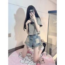 批发美式破洞阔腿牛仔裤女<b class='q'>秋</b>装薄款显瘦小个子宽松高腰直筒百搭拖地裤