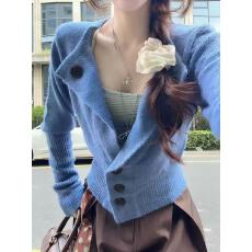 批发早秋季穿搭一整套2026又酷又飒减龄韩系松弛感巨好看漂亮二件套装