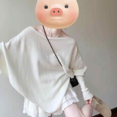 批发2026秋冬新款宽松蝙蝠袖毛针织女秋冬软糯慵懒感百搭上衣