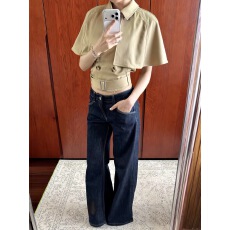 批发雅痞”可拆卸斗篷风衣<b class='q'>夹克</b> 卡其/藏蓝