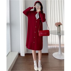 批发直接拿货 秋冬新款小香风针织连衣裙打底内搭长袖<b class='q'>大码</b>女装毛衣裙