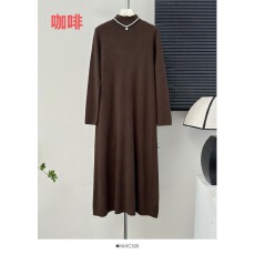 批发直接拿货 秋冬新款小香风针织连衣裙毛衣裙