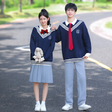 批发实拍 毕业班服套装大合唱演出服初中生学院风班服朗诵服