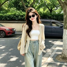 批发实拍~大码冰丝防晒开衫女夏季薄款罩衫外套吊带外搭长袖披肩上衣