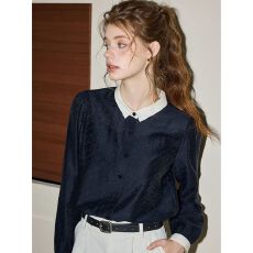 批发正肩气质衬衫女2026年早春新款莱赛尔衬衣