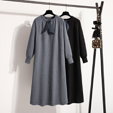 批发实拍大码女装2025<b class='q'>秋</b>冬韩版针织连衣裙时尚显瘦百搭配大衣毛衣裙子