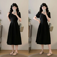 批发<b class='q'>大码</b>女装优雅气质真丝连衣裙2026夏季新款小众洋气设计感显瘦裙子