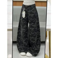 批发嘻哈原宿风工装阔腿牛仔<b class='q'>裤</b>女春秋垂感时尚街头显瘦宽松拖地牛仔<b class='q'>裤</b>