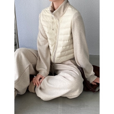 批发已出 2025冬季新款立领羽绒服外套+加绒阔腿裤两件女休闲<b class='q'>运动</b>套装