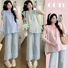 批发实拍 孕妇网红休闲上衣