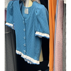 有货 韩国chic 夏季新款花边百搭吊带背心