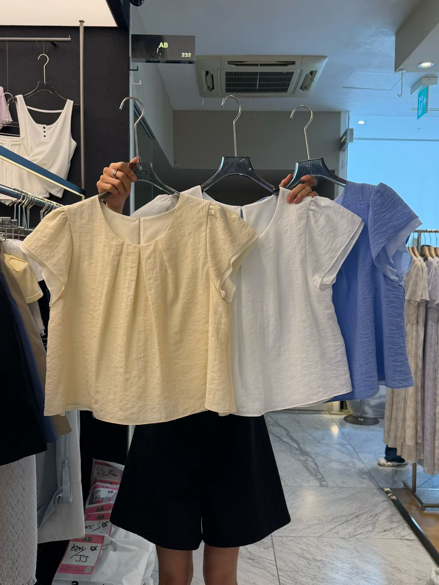 한국 ins 무거운 작업 홀로우 아웃 베이비 칼라 조끼 셔츠 고급 센스 고유 한 Chic 아름다운 민소매 맨위