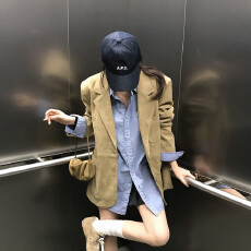 批发复古风宽松短款毛呢外套2026年新款