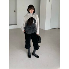 批发韩版黑色立领长袖短款收腰系带双排扣毛呢外套 显瘦气质