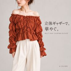 批发跨境女装 日韩外贸2026春秋新款 压褶褶皱时尚百搭长袖<b class='q'>雪纺</b><b class='q'>衫</b><b class='q'>衬衫</b>