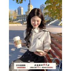 批发火火火秋风叙记韩版气质温柔长袖衬衫女百搭时尚打底秋冬衬衣