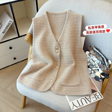 批发叠穿马甲背心女款2026春季新款高级感小香风坎肩上衣