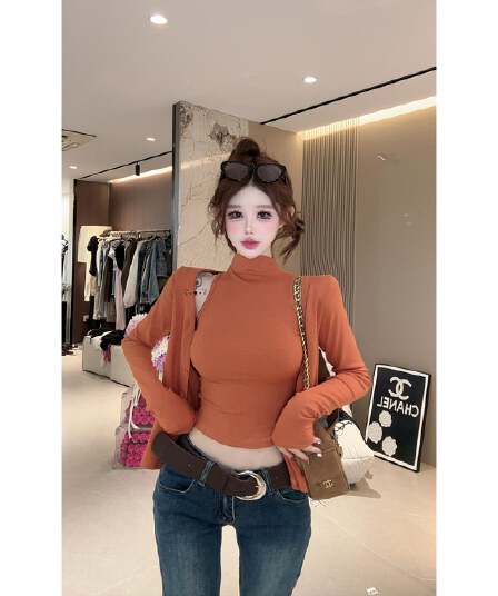핫걸 슬림해 보이는 반하이넥 조끼 오픈 가디건 투피스 세트