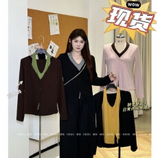 批发大码微胖显瘦气质设计感时尚百搭上衣