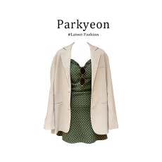 批发实价有货法式纯欲少女风收腰波点吊带连衣裙女轻奢宽松西装套装