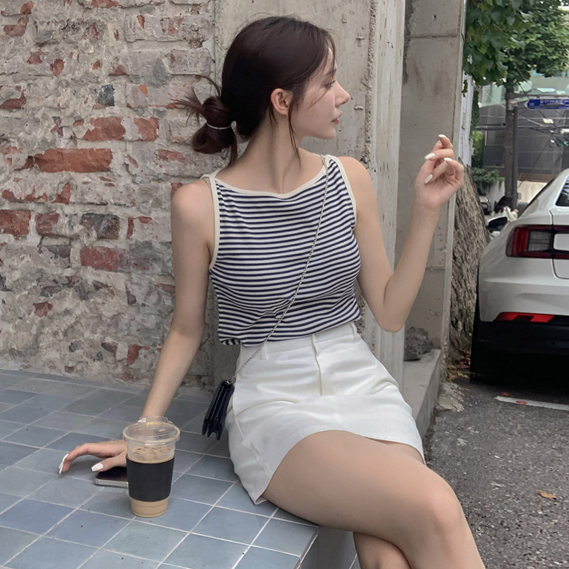 있음 선적 익스트림 제인 몸매 가꾸기 다용도 스트라이프 캐미솔