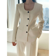 批发已出货 法式小香风高级感西装女设计感休闲气质名媛西服外套