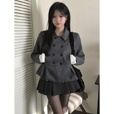 批发已出货 氛围感日系jk学院感显瘦纽扣设计好版型西服外套