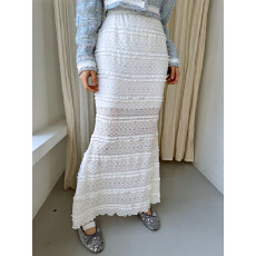 批发已出货 设计感层次感后开叉包臀裙半身裙